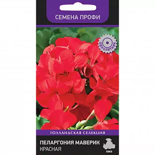 Семена Пеларгония Маверик красная