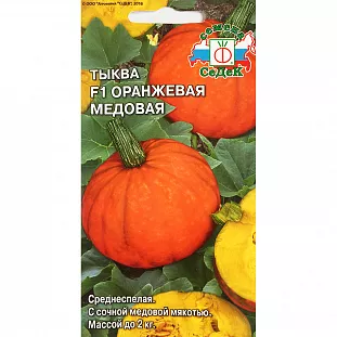 Семена Тыква Оранжевая медовая F1