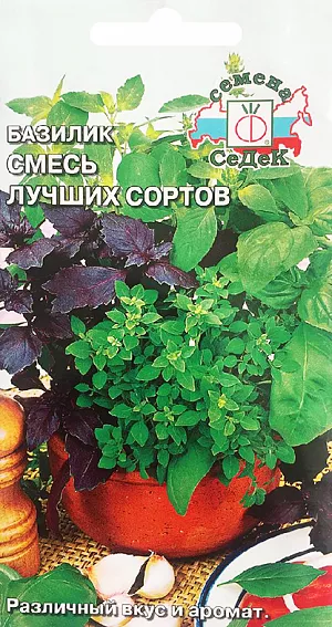 Семена Базилик Смесь лучших сортов Семена Базилик Смесь лучших сортов