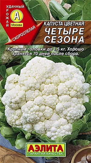Семена Капуста цветная Четыре сезона