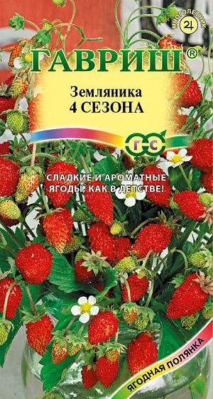 Семена Земляника (клубника) Четыре сезона