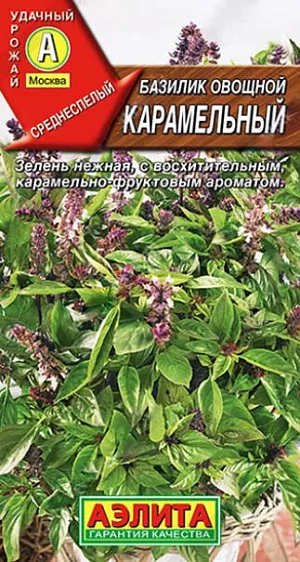Семена Базилик овощной Карамельный Семена Базилик овощной Карамельный