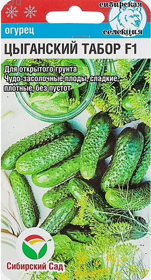 Семена Огурец Цыганский Табор F1