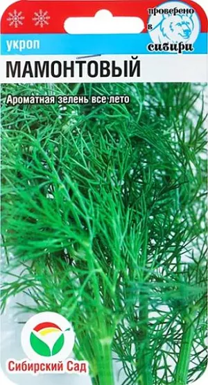 Семена Укроп Мамонтовый