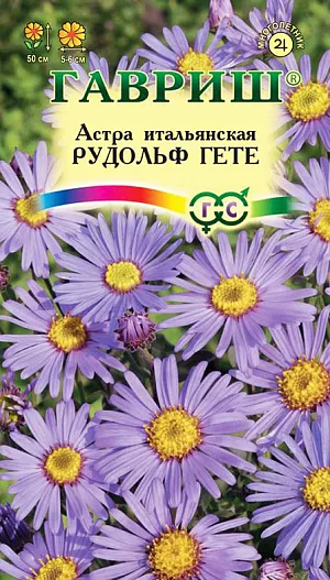 Семена Астра Рудольф Гете из каталога Астра <div>
Семена Астра Рудольф Гете.
</div>
Неприхотливый холодостойкий многолетник высотой до 50 см. Куст полушаровидной формы с хорошо разветвленными опушенными стеблями, листья сидячие, линейноланцетные, расположенные в очередном порядке. Соцветия крупные, до 4-5 см в диаметре, в рыхлых щитках. Язычковые цветки лавандово-голубые, трубчатые – желтые. Цветет с августа до заморозков (в среднем 60-65 дней). Высевают весной на рассаду или в открытый грунт. Возможен подзимний посев. Предпочитает достаточно плодородную водопроницаемую почву, регулярный полив, особенно в период бутонизации. Хороша в срезке. Используется для солнечных миксбордеров, для групповых посадок на солнечных опушках и степных садиках. Оптимальная для прорастания семян температура почвы 10-15оС.