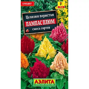 Семена Целозия перистая Пампас Плюм, смесь сортов Семена Целозия перистая Пампас Плюм, смесь сортов